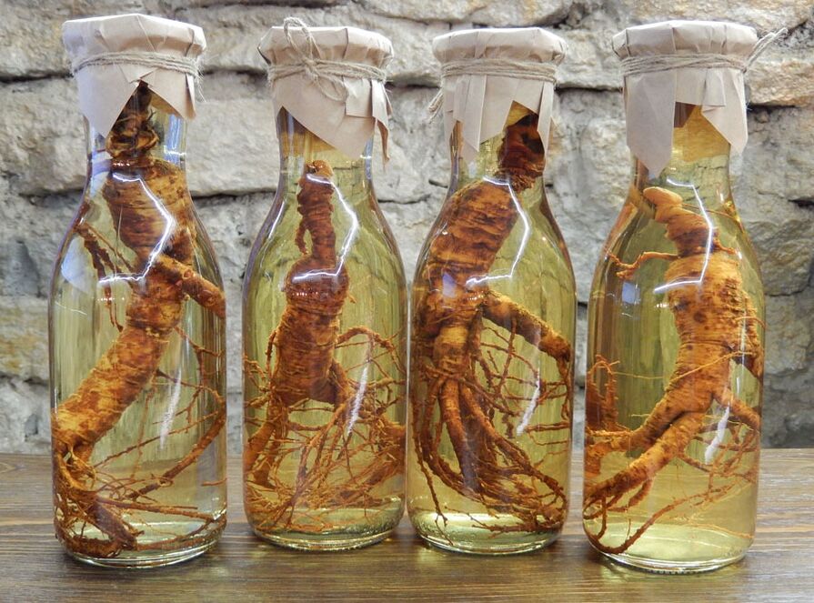 Taking ginseng tincture promotes the growth of the head of the penis