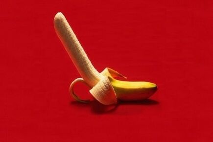 the banana symbolizes the enlarged penis through exercise